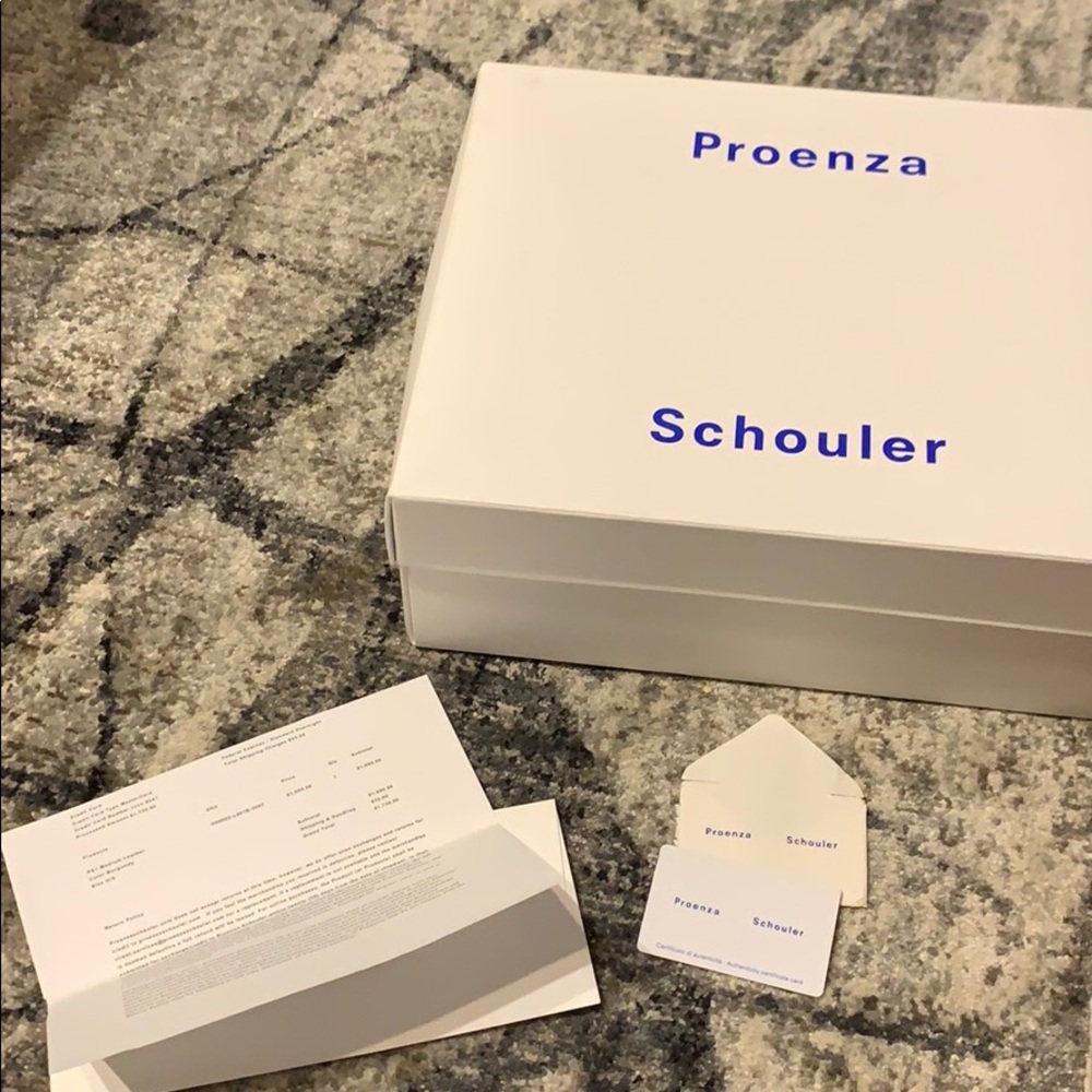 PROENZA SCHOULER PS1 MEDIUM IN BURGENDY - Picture 3 of 12